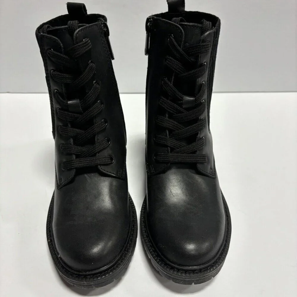 Sam Edelman Kids’ Lydell Combat Boots Black, Girls’ Size 13 M
